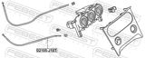 FEBEST Soojendusklapi tross 02105-J10T