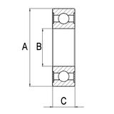 HC-Cargo Glidlager, generator F 032 333 103