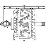 HC-Cargo Rotor, generator F 032 335 082