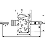 HC-Cargo Rotor, generator F 032 335 082