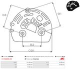 AS-PL Skyddskåpa, generator APC0006