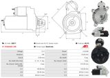 AS-PL Startmotor S0017