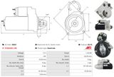 AS-PL Startmotor S0031