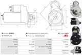 AS-PL Startmotor S0986PR