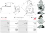AS-PL Startmotor S1007