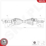 ESEN SKV Приводной вал 40SKV210