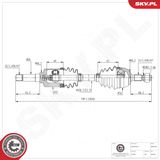 ESEN SKV Vetoakseli 40SKV335