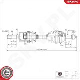 ESEN SKV Приводной вал 40SKV355