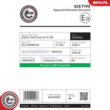 ESEN SKV Сажевый / частичный фильтр, система выхлопа ОГ 62SKV562