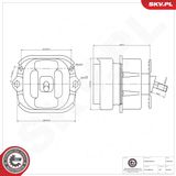 ESEN SKV Подвеска, двигатель 75SKV255