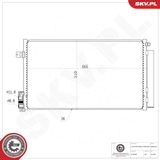 ESEN SKV Конденсатор, кондиционер 86SKV029