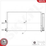 ESEN SKV Конденсатор, кондиционер 86SKV080