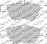 FERODO RACING Комплект тормозных колодок, дисковый тормоз FCP1049H