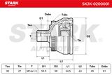 Stark Ledsats, drivaxel SKJK-0200001