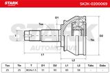Stark Шарнирный комплект, приводной вал SKJK-0200069