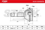 Stark Ledsats, drivaxel SKJK-0200078