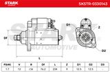 Stark Startmotor SKSTR-0330143