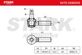 Stark Stūres šķērsstiepņa uzgalis SKTE-0280203