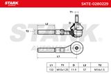 Stark Наконечник поперечной рулевой тяги SKTE-0280229