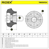 RIDEX Jousijalan tukilaakeri 1180S0124
