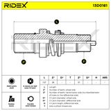 RIDEX Приводной вал 13D0181