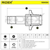 RIDEX Приводной вал 13D0334