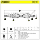 RIDEX Veovõll 13D0433