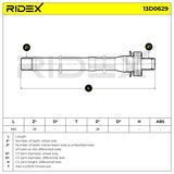 RIDEX Приводной вал 13D0629