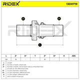 RIDEX Приводной вал 13D0719