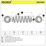 RIDEX Keerdvedru 188C0009