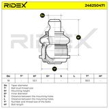 RIDEX Pallonivel 2462S0471