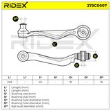 RIDEX Рычаг независимой подвески колеса, подвеска колеса 273C0007
