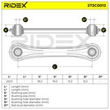RIDEX Рычаг независимой подвески колеса, подвеска колеса 273C0012