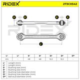 RIDEX Tukivarsi, pyöräntuenta 273C0542