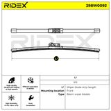 RIDEX Klaasipuhastaja 298W0092