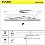RIDEX Klaasipuhastaja 298W0144