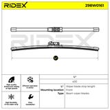 RIDEX Щетка стеклоочистителя 298W0161