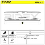 RIDEX Stikla tīrītāja slotiņa 298W0273