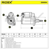 RIDEX Стартер 2S0054