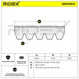 RIDEX Поликлиновой ремень 305P0041