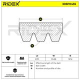 RIDEX Moniurahihna 305P0435