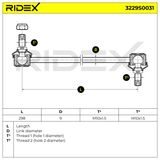 RIDEX Tanko, kallistuksenvaimennin 3229S0031
