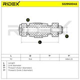 RIDEX Тяга / стойка, стабилизатор 3229S0045