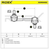 RIDEX Tanko, kallistuksenvaimennin 3229S0052