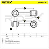 RIDEX Тяга / стойка, стабилизатор 3229S0083