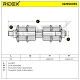 RIDEX Тяга / стойка, стабилизатор 3229S0095