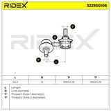 RIDEX Tanko, kallistuksenvaimennin 3229S0108