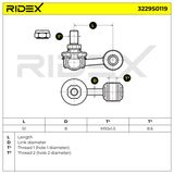 RIDEX Tanko, kallistuksenvaimennin 3229S0119