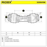 RIDEX šarnyro stabilizatorius 3229S0198