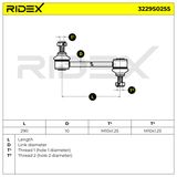 RIDEX Tanko, kallistuksenvaimennin 3229S0255